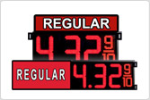 Regular Gas Price LED Signs
